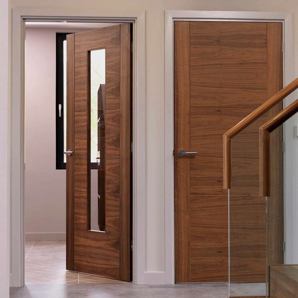 Jb Kind Internal Mistral Walnut Flush Fd30 fire Door Premier Fire Doors