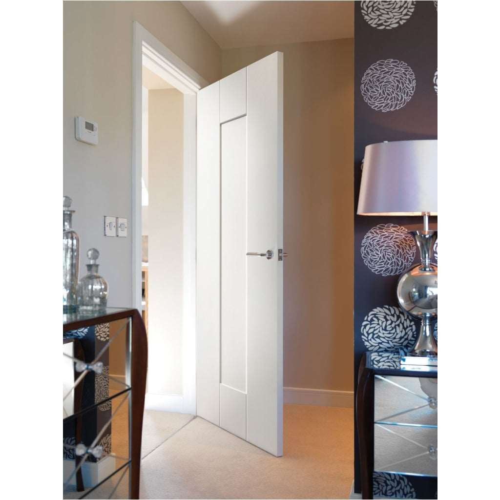 Jb Kind Internal Axis White Primed Panel Fd30 fire Door Premier Fire Doors