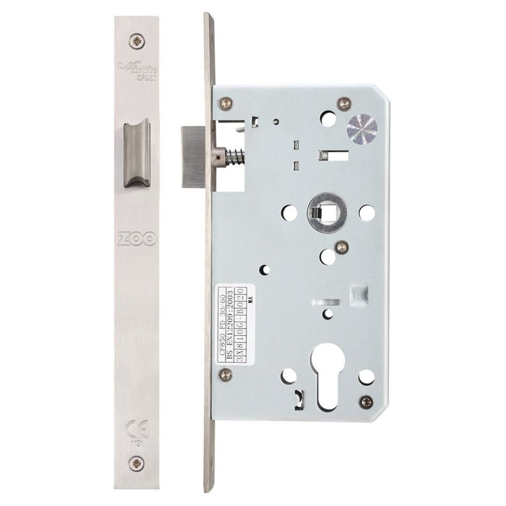 Din Latch - Backset 60mm | Premier Fire Doors Premier Fire Doors